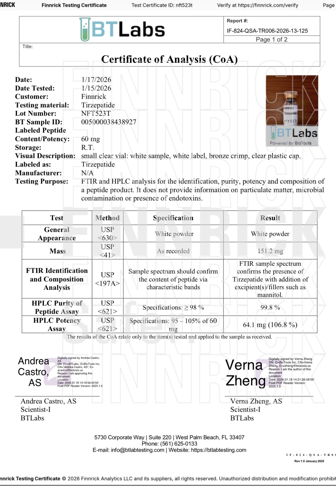 HS-2TZ 60mg - Image 2